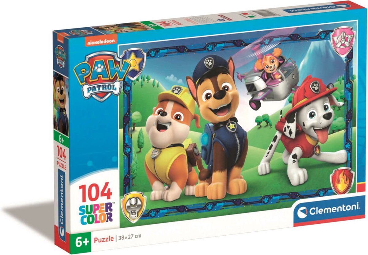 Clementoni-Puzzle – Paw Patrol, 104 Teile.