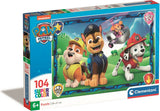 Clementoni-Puzzle – Paw Patrol, 104 Teile.