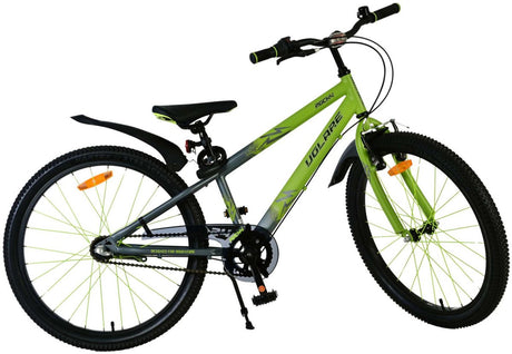 Volare Rocky Kinderfahrrad – 24 Zoll – Grün – Jungen – Nexus 3 Gang