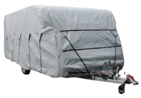 Eurotrail beschermhoes caravan 850 x 250 x 220 cm sfs grijs
