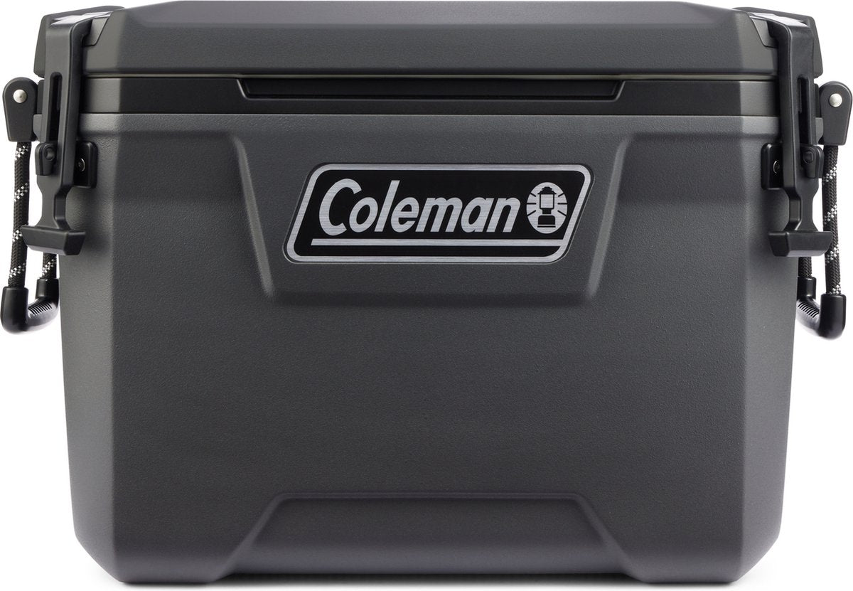 Coleman 55qt Convoy Cooler – 53 Liter Kühlbox – 4 Tage Eis – antibakteriell – Grau