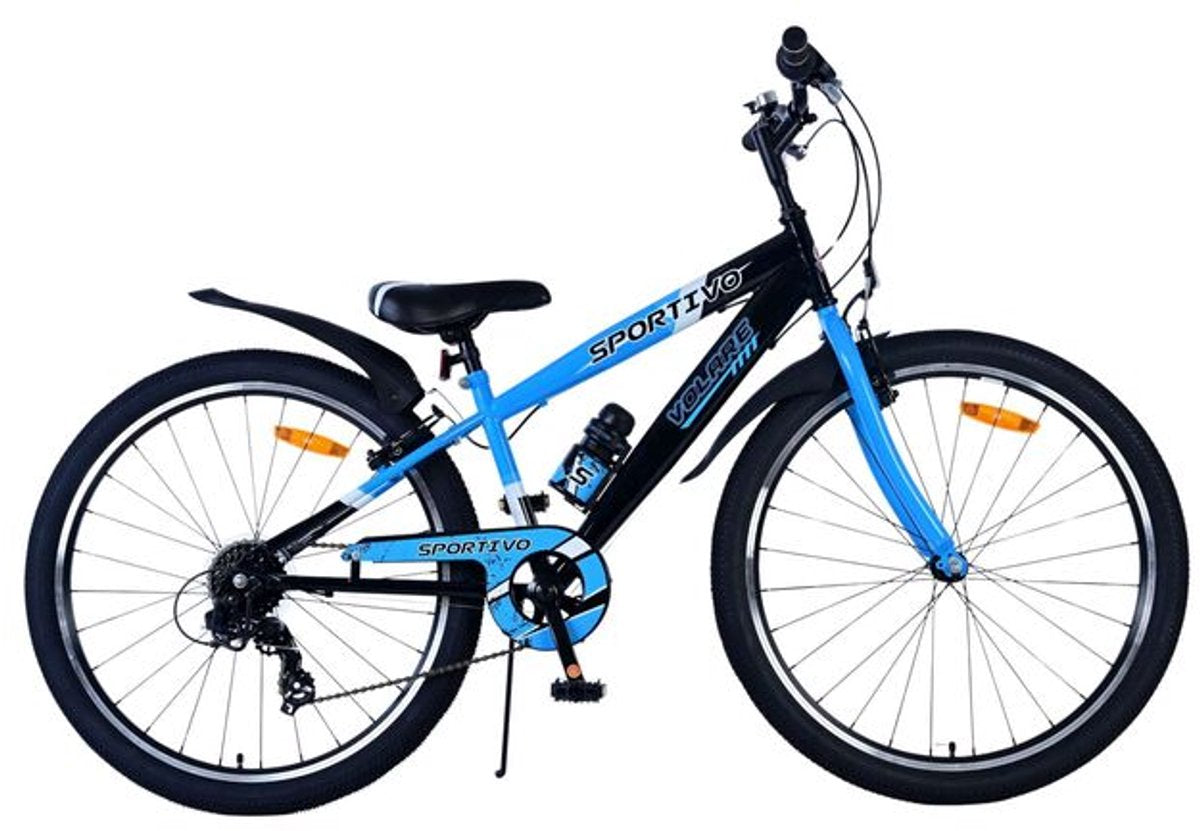 Volare Sportivo Kinderfahrrad – Jungen – 26 Zoll – Blau – 7 Gänge