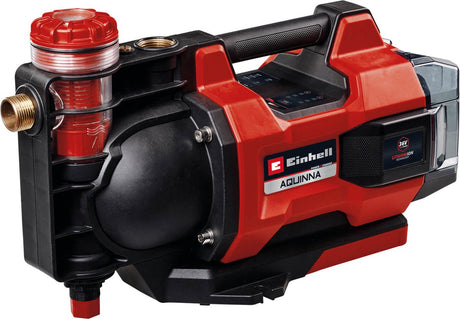 Einhell Akku-Automatik-Gartenpumpe Aquinna 36 38 F LED Automatik Li Solo - Power X-Change - 36 V - max. Druck: 3,7 bar - max. Förderleistung: 3.800 l·h - max. Förderhöhe: 37 m - Automatikfunktion - exkl. Batterieladegerät