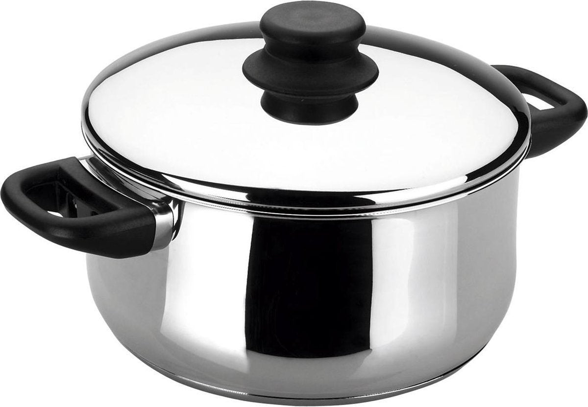 Lacor Garinox Kochtopf mit Deckel – ø 22 cm – 4 l