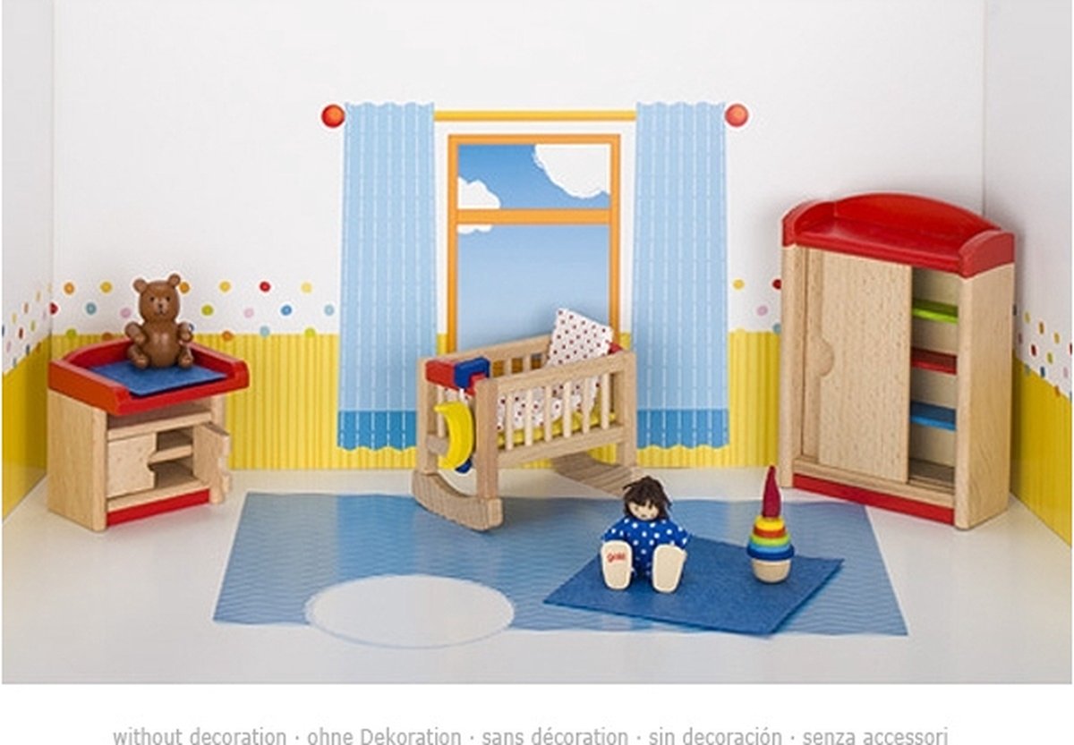 Goki Babyzimmer für Puppenhaus