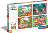 Clementoni Puzzle Farbe Disney Winnie Puuh, 4in1