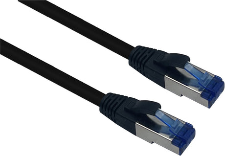 Helos Outdoor-Patchkabel S FTP Cat 6a schwarz 45,0 m
