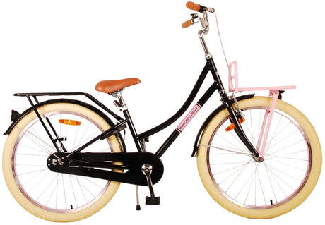Volare Excellent Kinderfahrrad – Mädchen – 24 Zoll – Schwarz – 3 Gänge