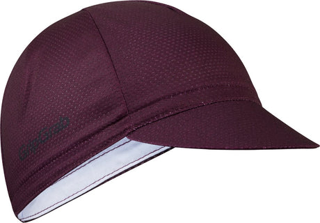 Gripgrab – leichte Sommer-Radkappe, Mesh-Radkappe, Retro-Radkappe, UV-Schutz, Helmkappe – Dunkelrot – Unisex – Größe M L (57–63 cm)