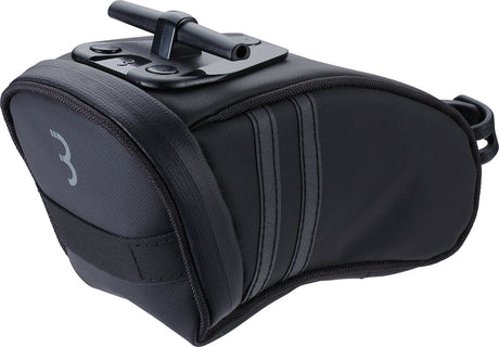 Bbb cycling curvepack reflect zadeltas fiets - racefiets tas tarpaulin - reflecterend tasje - zwart - maat l - bsb-13l