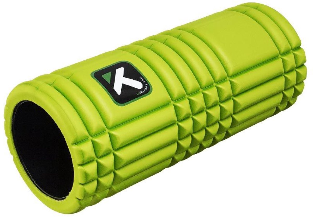 Triggerpoint – The Grid 1.0 Schaumstoffrolle – 33 cm – Limettengrün – Schaumstoff – Massagerolle – Yoga – Pilates – Fitness