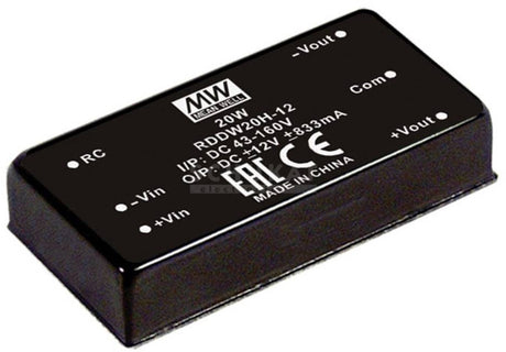 MW Mean Well rddw20f-05 DC-DC-Wandler 2 A 20 W Anzahl der Ausgänge: 2 x Inhalt 1 Stück