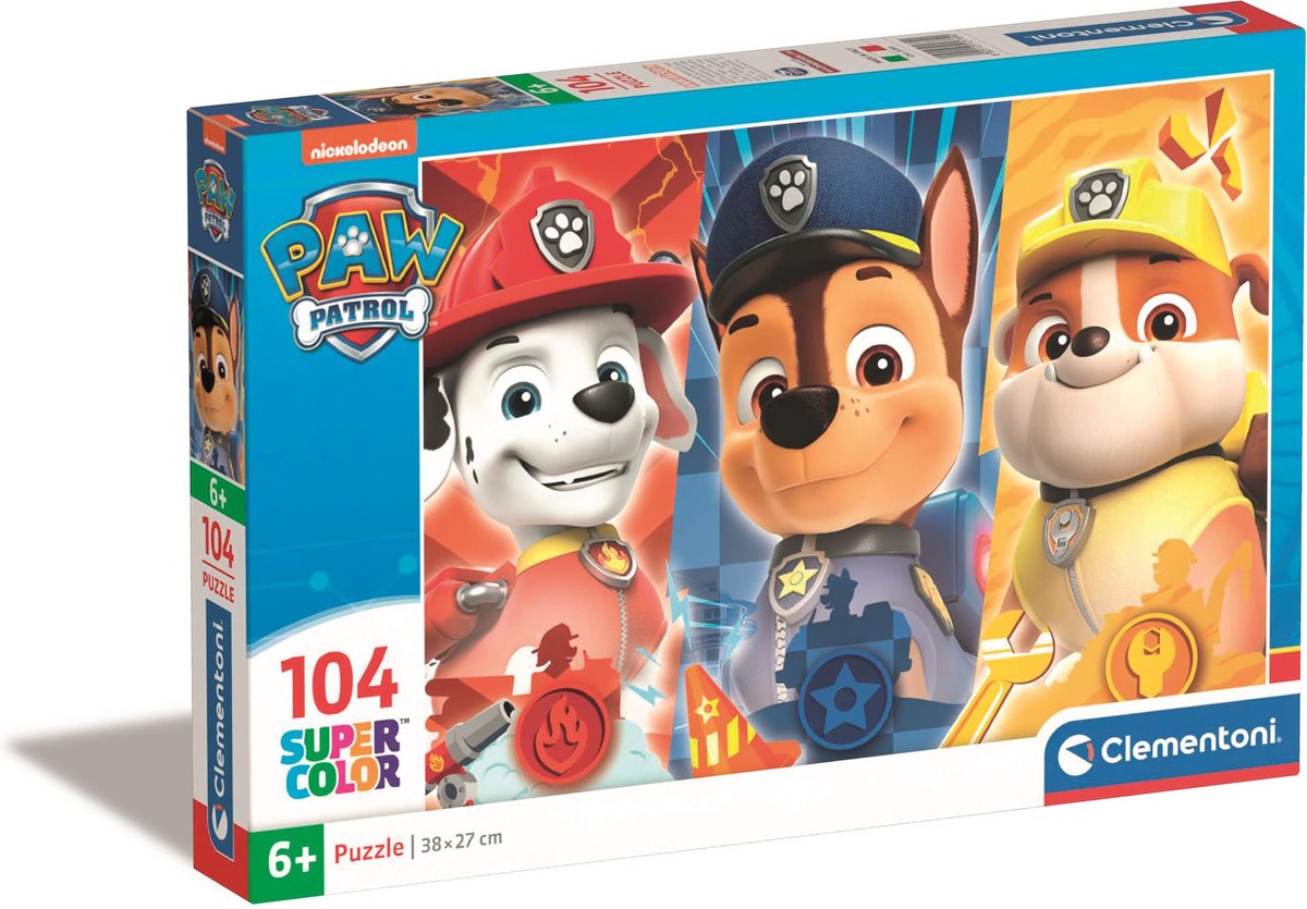 Clementoni Jigsaw Puzzle Super Color Paw Patrouille Nahauf.