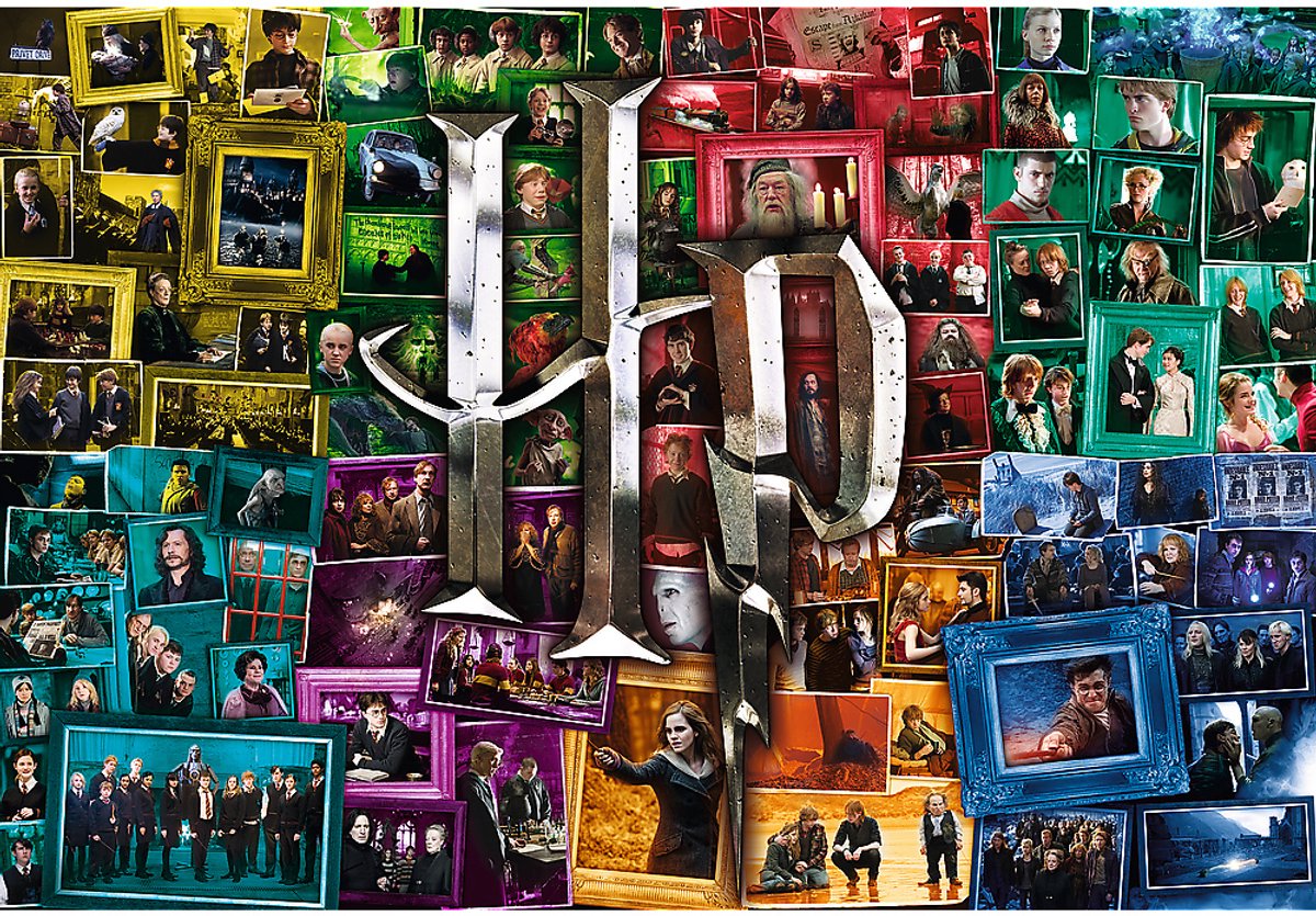 Trefl Harry Potter Puzzle 1500 Teile – durch die Filme.