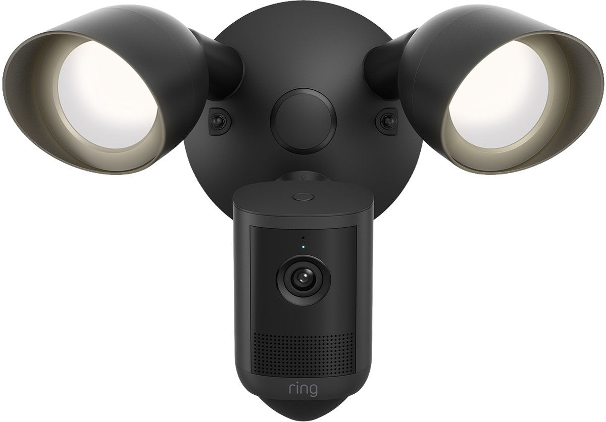 Ring camera met schijnwerpers (nieuwste generatie) - zwart - 2k video