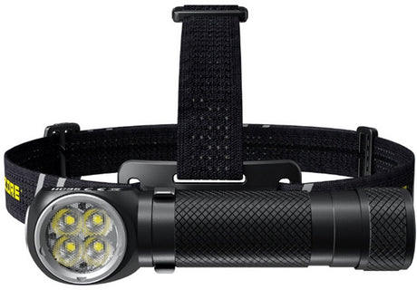 Nitecore Stirnlampe HC35 und Taschenlampe in einem – 2700 Lumen – Schwarz