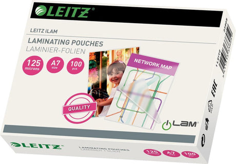 Leitz - lamineerhoezen - a7 - 125micron - 100stuks