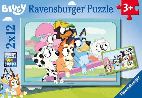 Ravensburger Puzzle blau 2x12 Teile