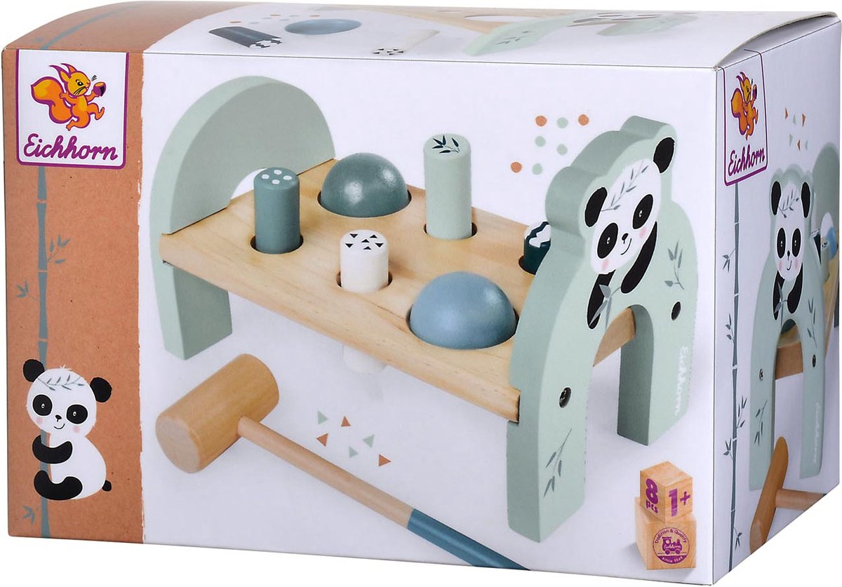 Eichhorn Holz Hamperbank Panda