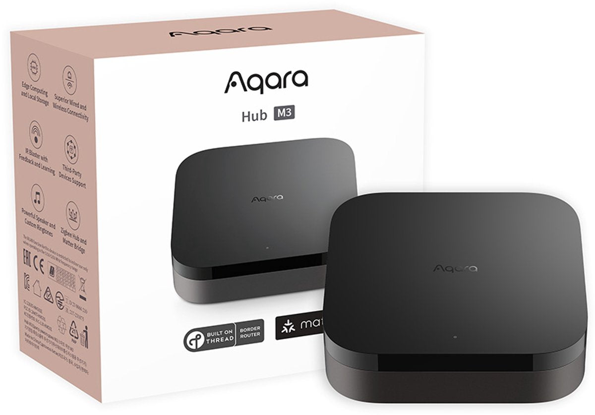 Aqara Hub M3 – Matter-Thread-Border-Router – ZigBee 3.0 – Infrarot-Blaster – PoE USB-C