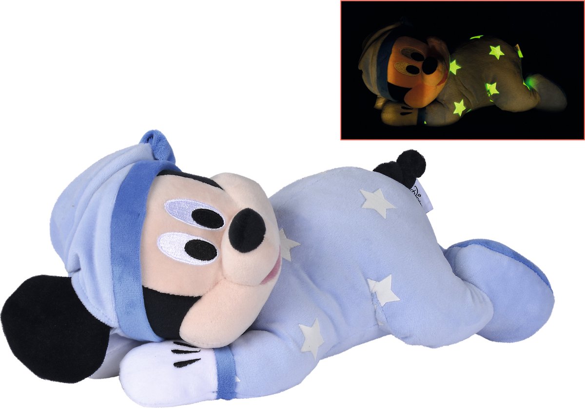 Simba Disney Sleep Well Mickey Guide, 30 cm