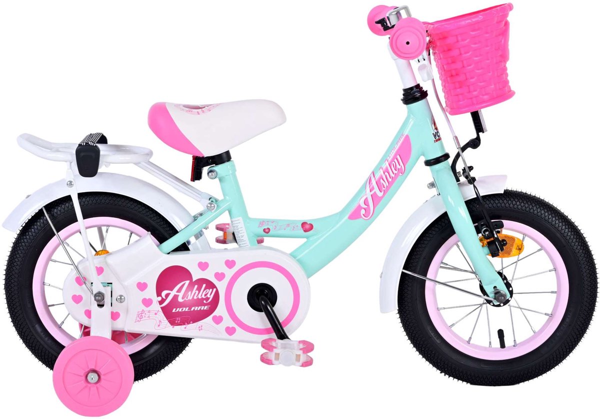 Volare Ashley Children's Bicycle - Mädchen - 12 Zoll - Grün