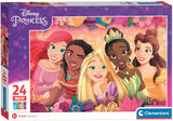 Clementoni Maxi-Puzzle Disney Prinzessin, 24 Teile.