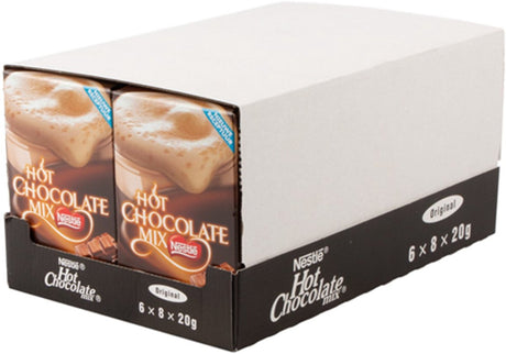 Heiße Schokoladenmischung von Nestlé – 6 Schachteln mit 8 Stangen