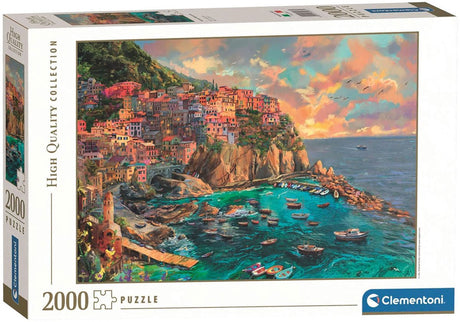 Clementoni-Puzzle bemaltes Manarola – 2000 Teile.