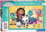 Clementoni Puzzle Super Color Maxi Gabbys Puppenhaus, 24 Teile.