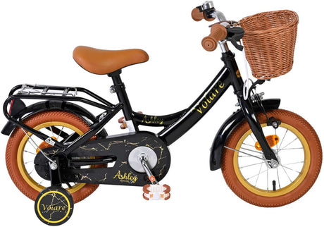 Volare Ashley Kinderfahrrad – Mädchen – 12 Zoll – Schwarz