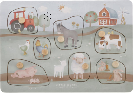 Little Dutch – Little Farm Sounds Puzzle FSC