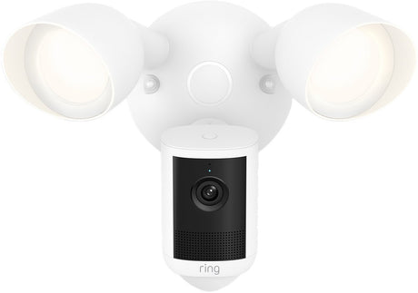 Ring camera met schijnwerpers (nieuwste generatie) - wit - 2k video