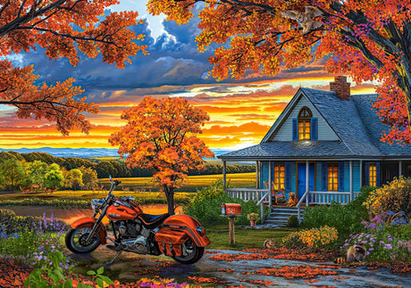 Castorland Puzzle Herbstfahrt – 500 Teile Puzzle für Erwachsene.