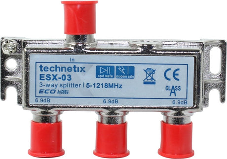 Technetix esx-03 3-Wege-Koax-Schraubenverteiler
