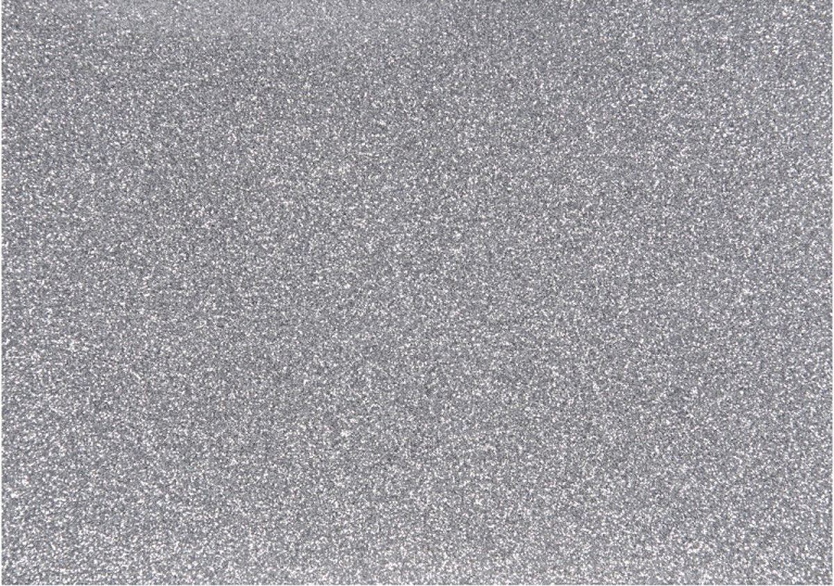 Irgon Folie Glitter Silber, A5