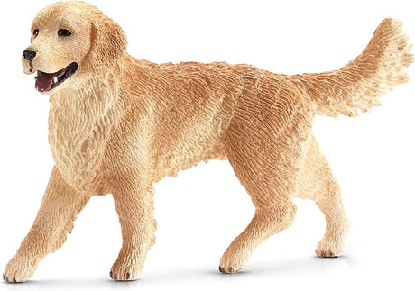 Schleich golden retriever 16395 - hond speelfiguur - farm world - 2 x 7,5 x 5 cm
