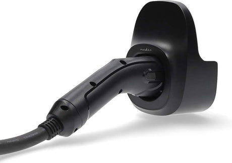 Nedis Ladekabelhalter für Elektroautos – Wandhalterung – EV-Ladekabel – langlebiges ABS – universeller Kabelhalter