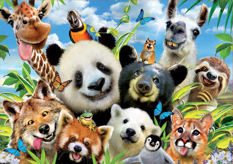 Educa-Puzzle – 1000 Teile – Lama-Drama-Selfie – Puzzle