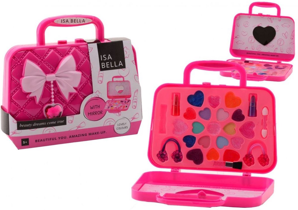 Johntoy Issabella Make -up -Koffer mit Spiegel, 25dlg.