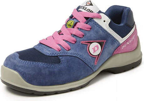 Dunlop Schuhe Dunlop – Lady Arrow Low Safety Sneaker S3 Blau Rosa