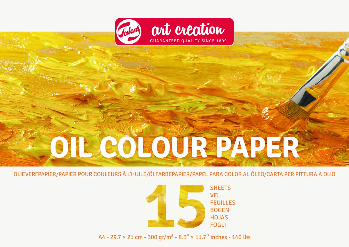 Talens Art Creation Ölgemäldepapier A4 300 g 15 Blatt