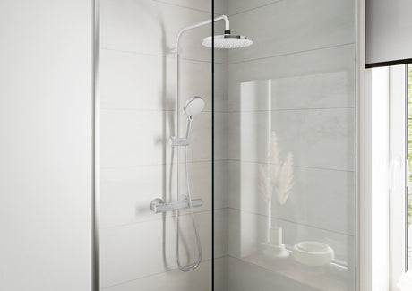 Hansgrohe Lackmischung - Showerpipe - Chrom - mit Thermostat