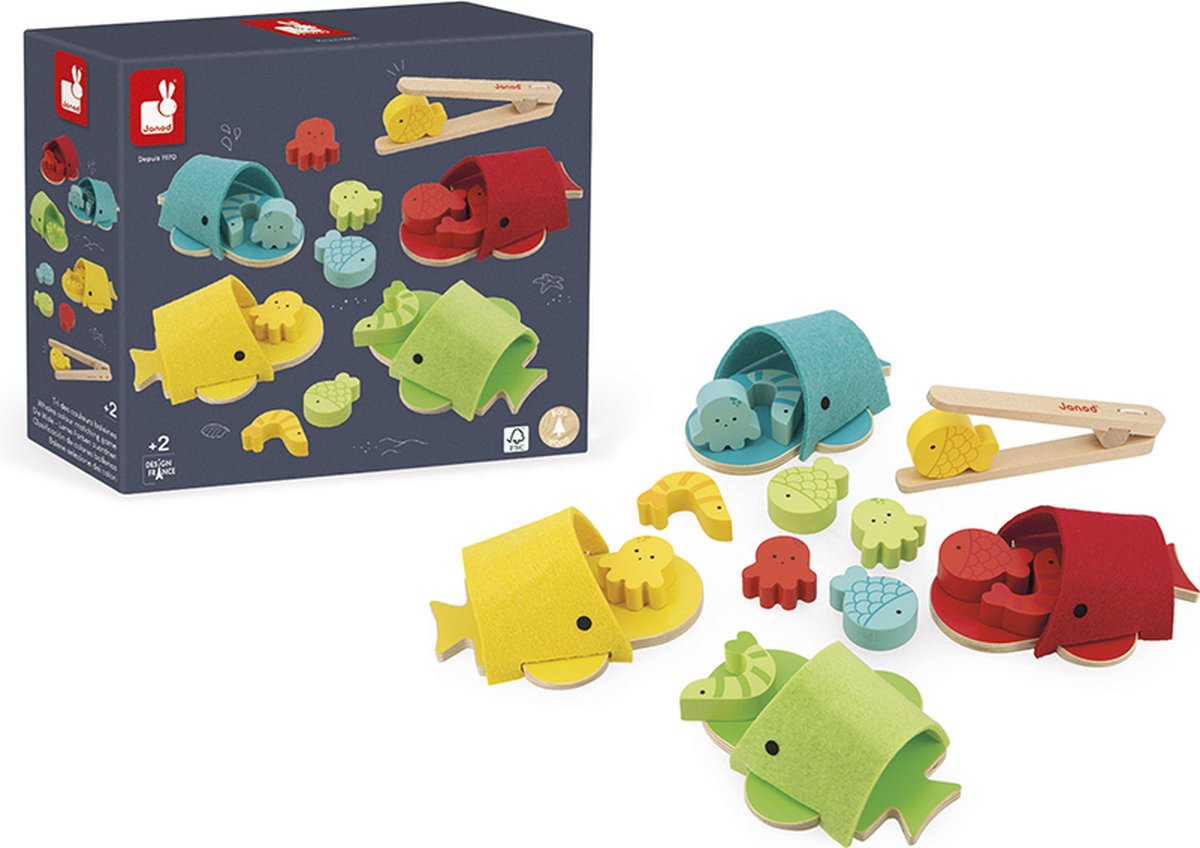 Janod – Sortierspiel – Wal-Malspiel
