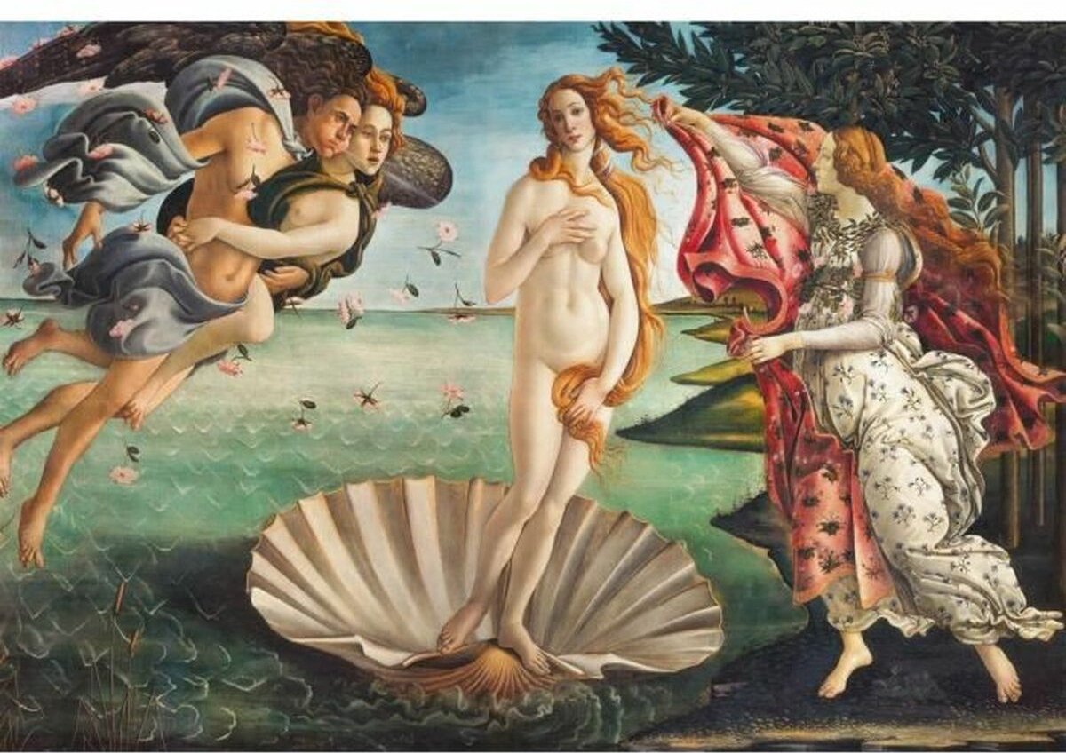 Clementoni – Puzzle – 2000 Teile – Botticelli: Die Geburt der Venus – Puzzle für Erwachsene