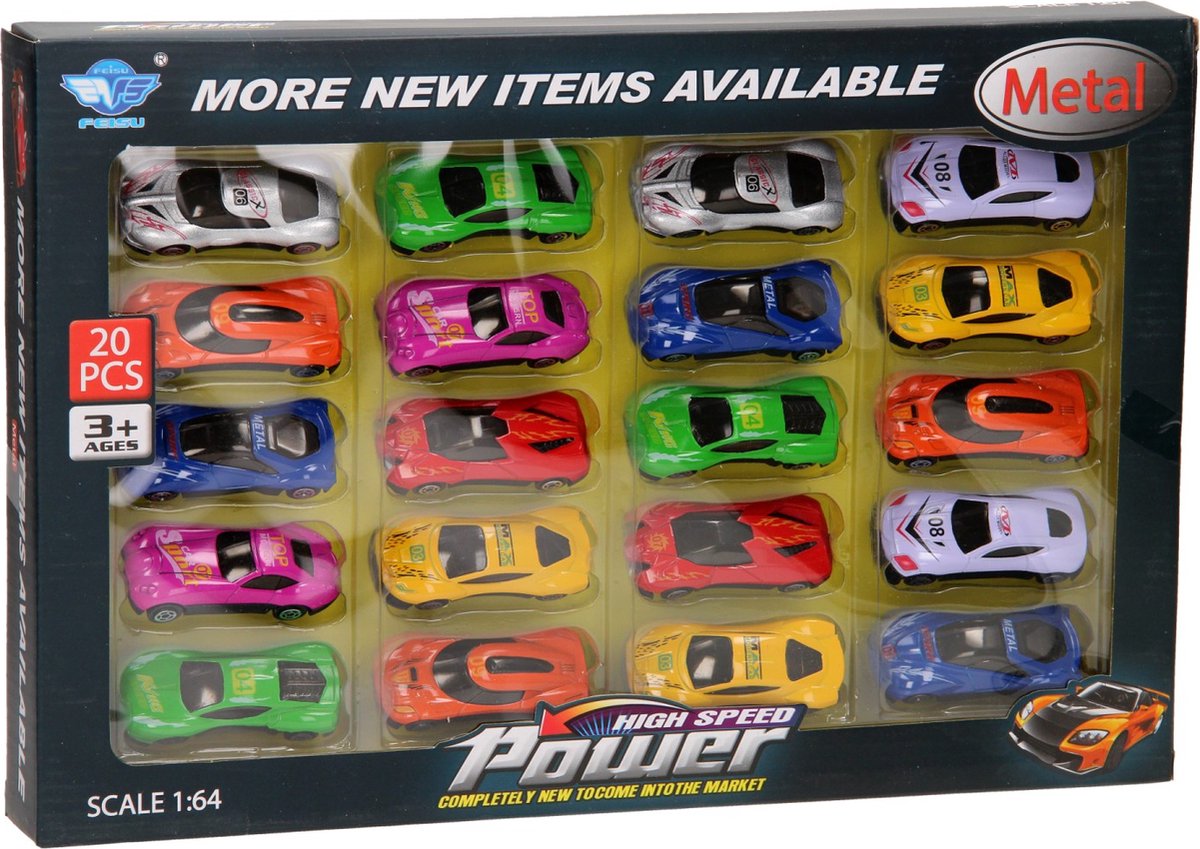 Lobbes Toys BV Luxusauto-Set – 20 Stück 1:64