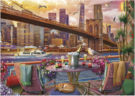 Educa-Puzzle „NY Romance“, 2000 Teile, Erwachsenenpuzzle.