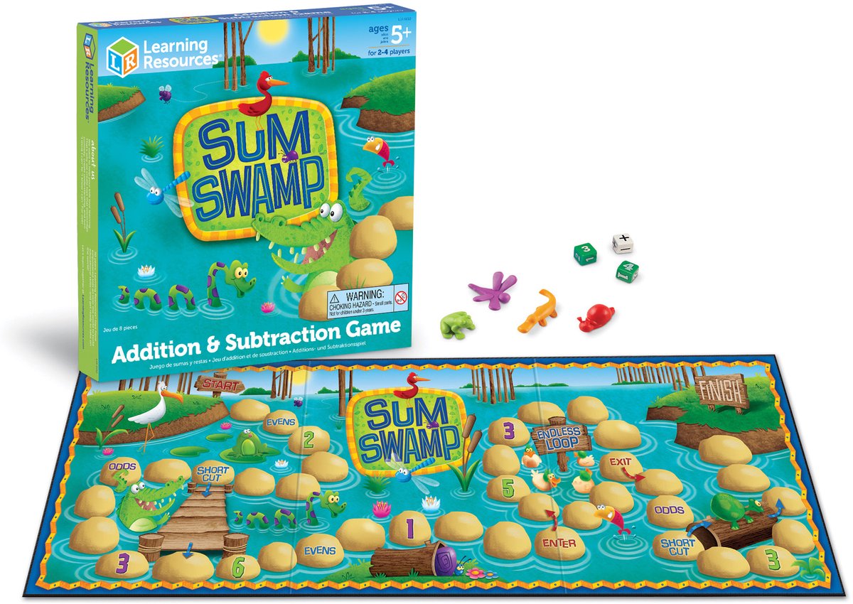 Lernressourcen sum swampâ„¢ (sum swamp) Addition und Subtraktion – 5+