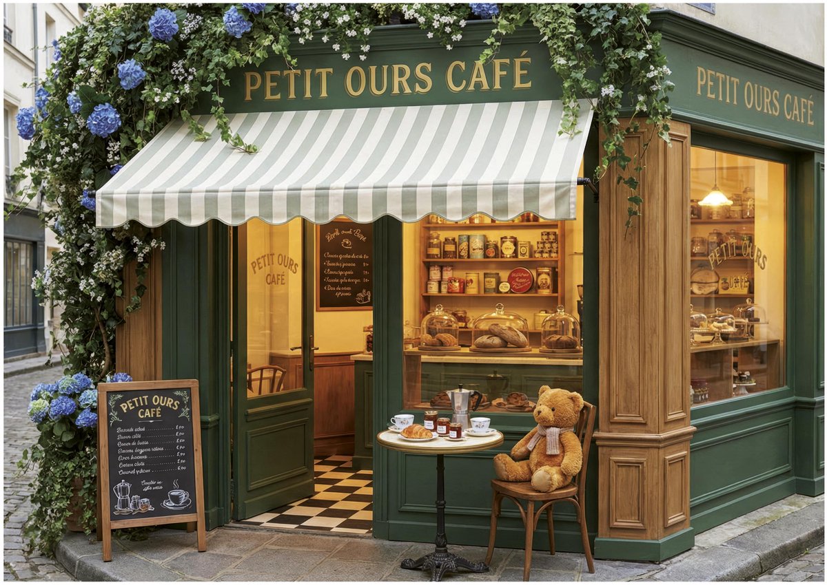 Educa Little Bear Café – 1.000 Stück.