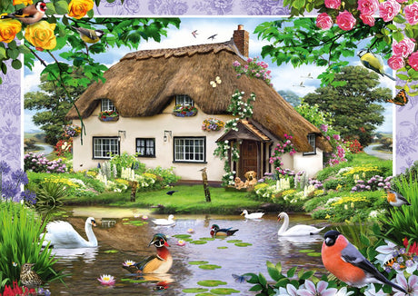 Schmidt - Puzzle - Romantisches Landhaus - 500 Teile - Kinder - ab 10 Jahren